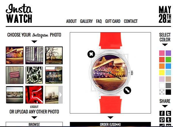 InstaWATCH, l'orologio con le tue foto di Instagram