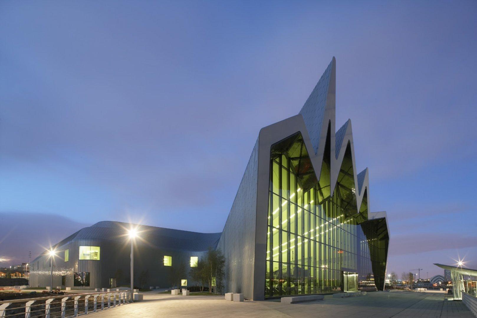 Riverside Museum di Glasgow (2011). Questo progetto è stato premiato con il European Museum of the Year 2013