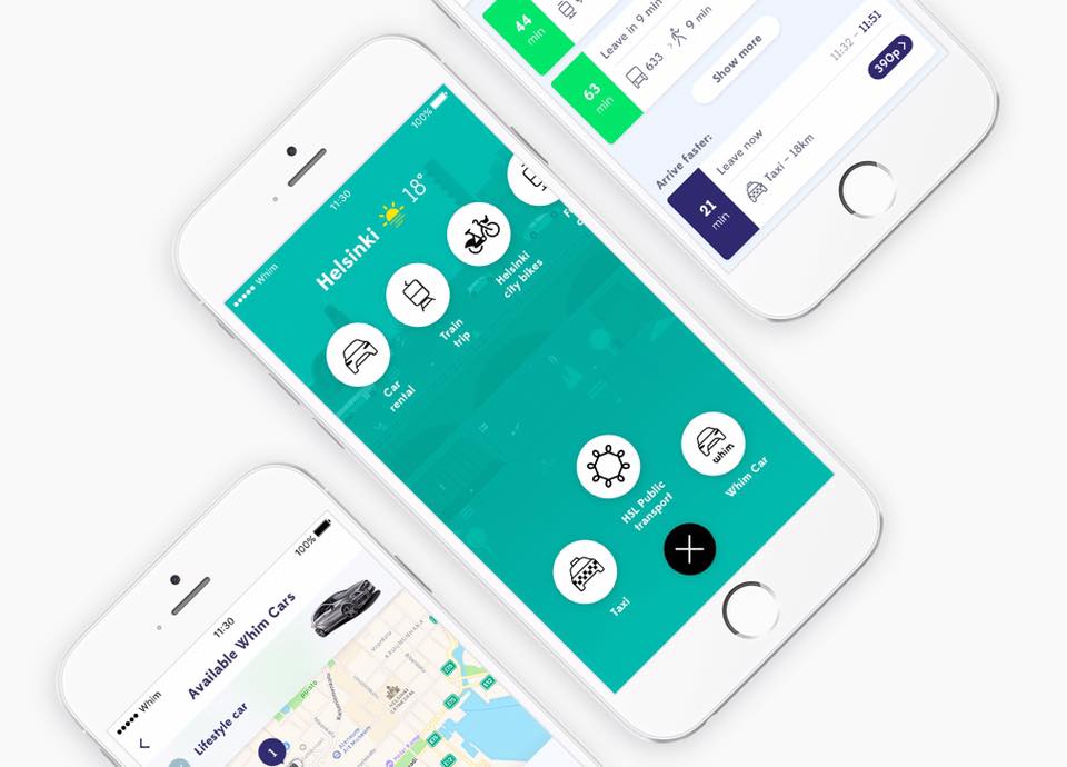 app per la mobilità whim a helsinky