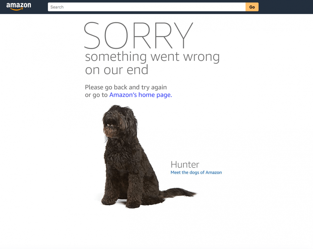 amazon 404 error page