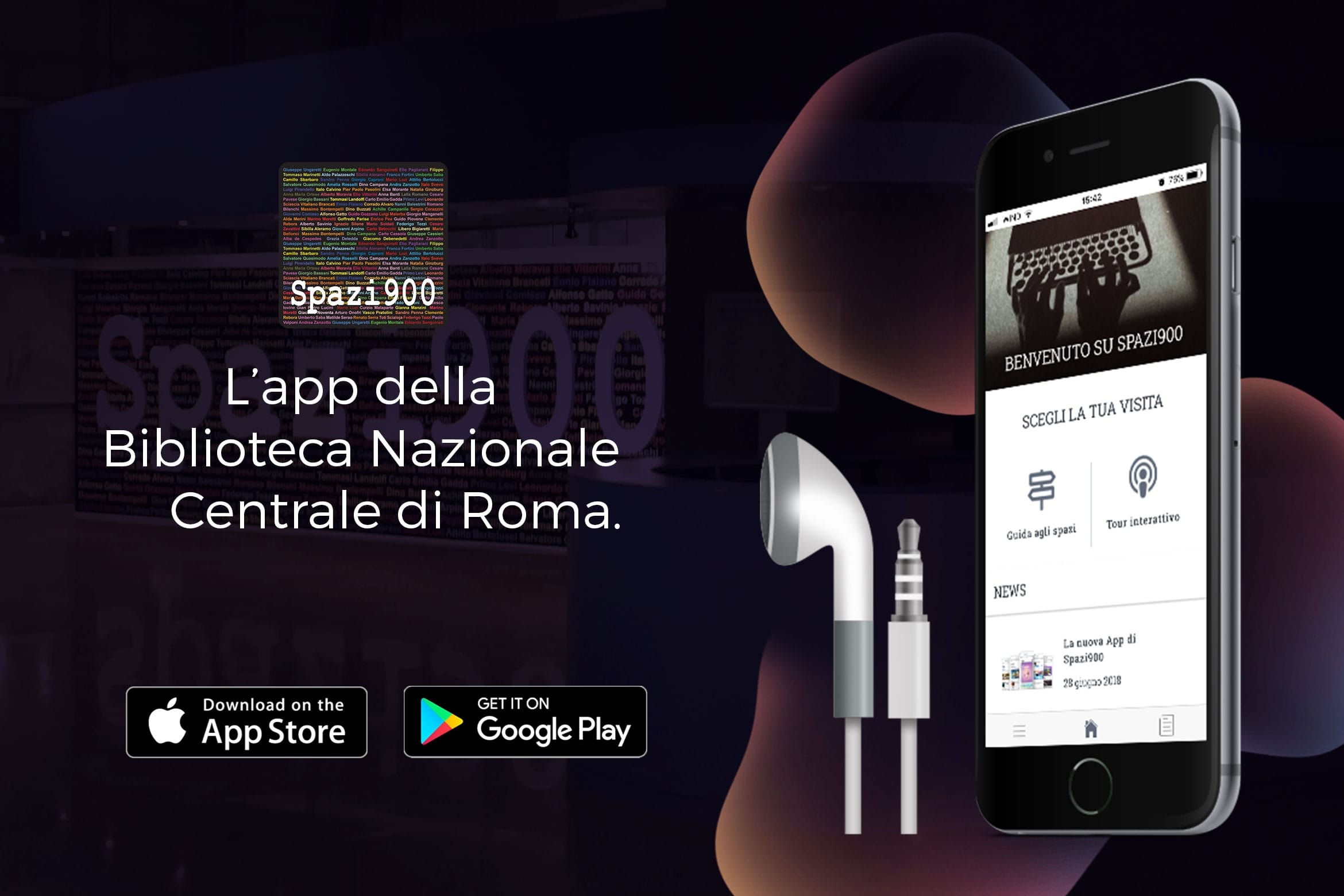 spazi900, biblioteca nazionale centrale roma, app per musei