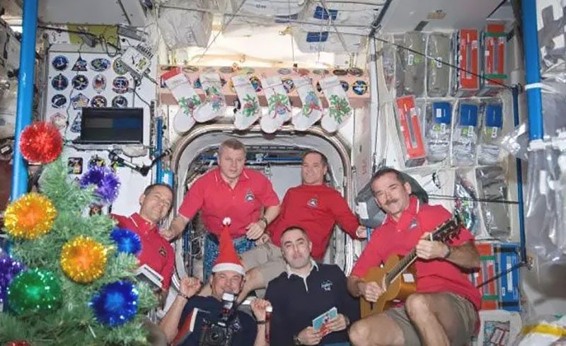 Natale nello spazio