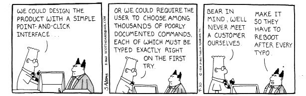 Usabilità - Dilbert Cartoon