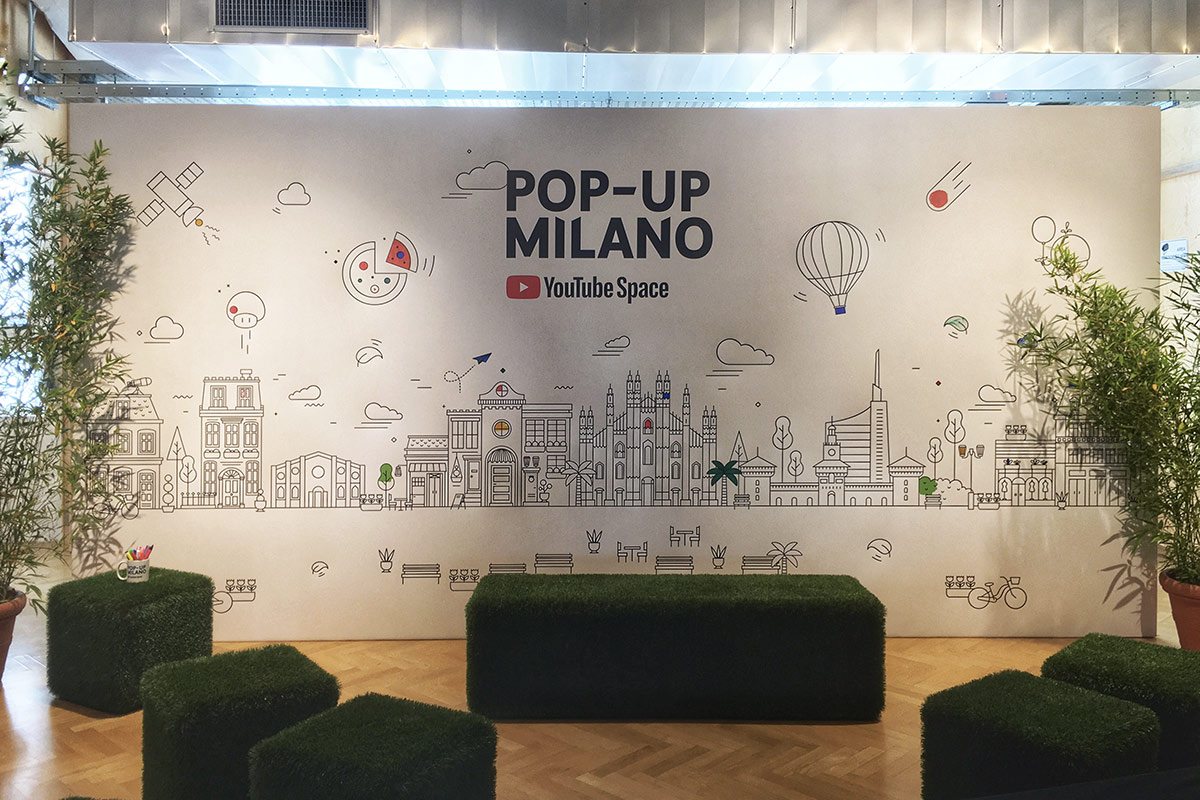 YouTube Pop-up Space Milano