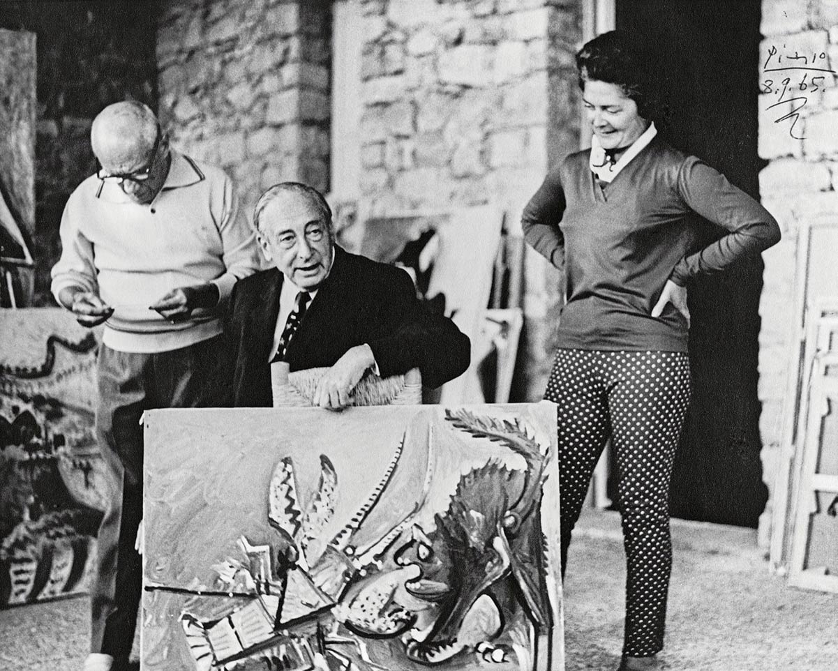 Pablo Picasso, Justin K. Thannhauser e Hilde Thannhauser