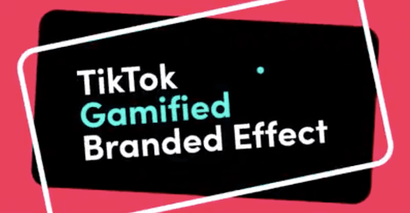TikTok gamified branded effect