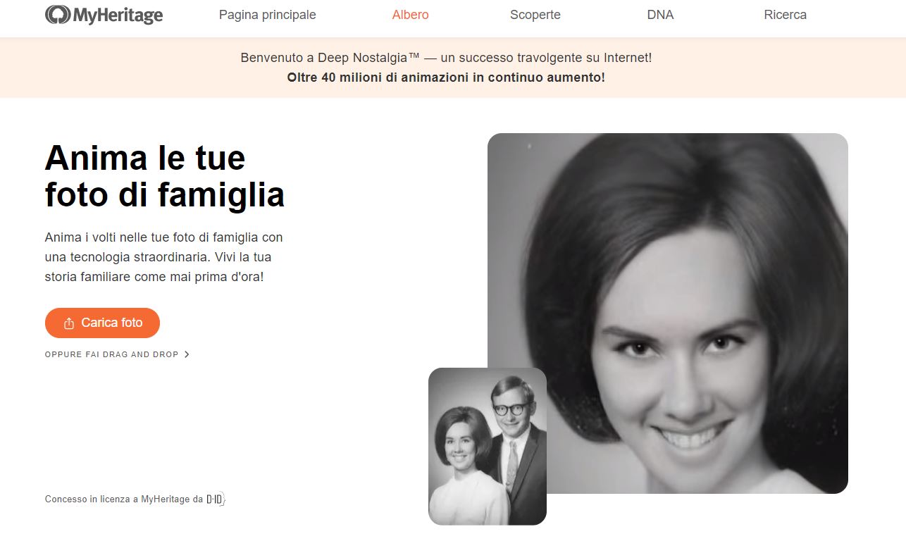 tool digitale per animare le foto