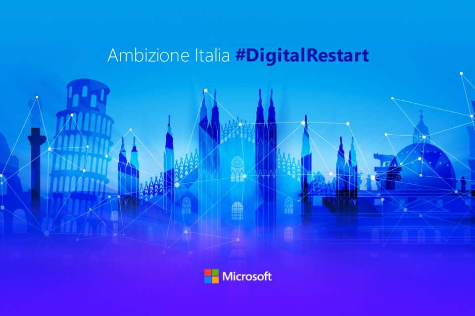 Ambizione Italia Digital Restart Microsoft