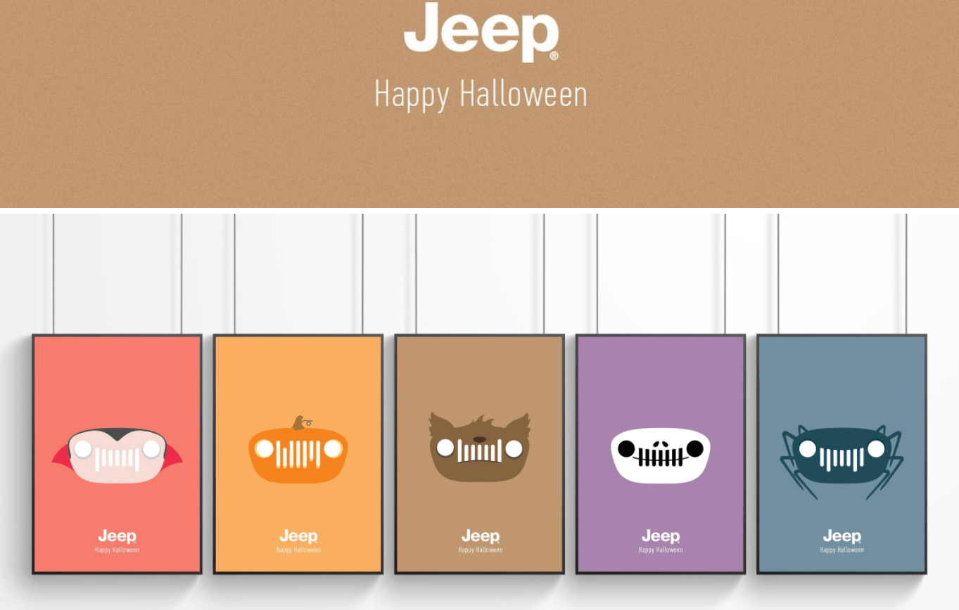 jeep halloween ninja marketing