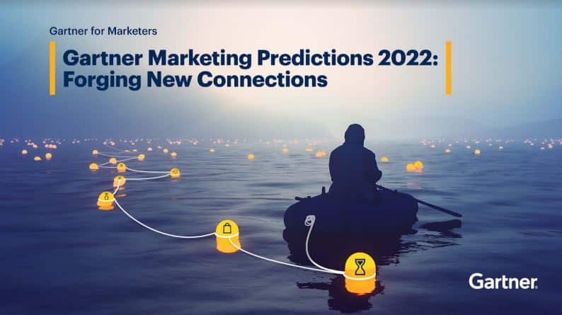 #25 GARTNER - Marketing predictions 2022 forging new connections