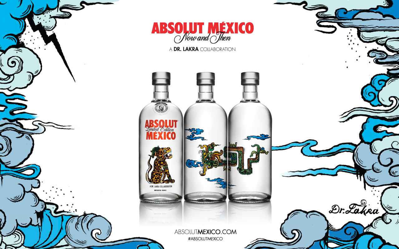 Absolut Mexico collaborazioni Absolut Vodka e dr. Lakra