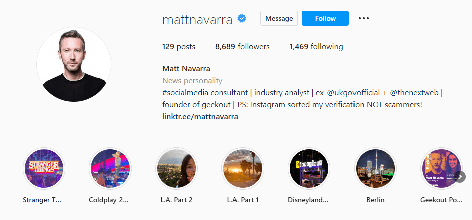profili da seguire su Instagram - matt navarra
