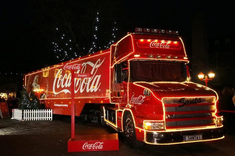 truck spot coca cola