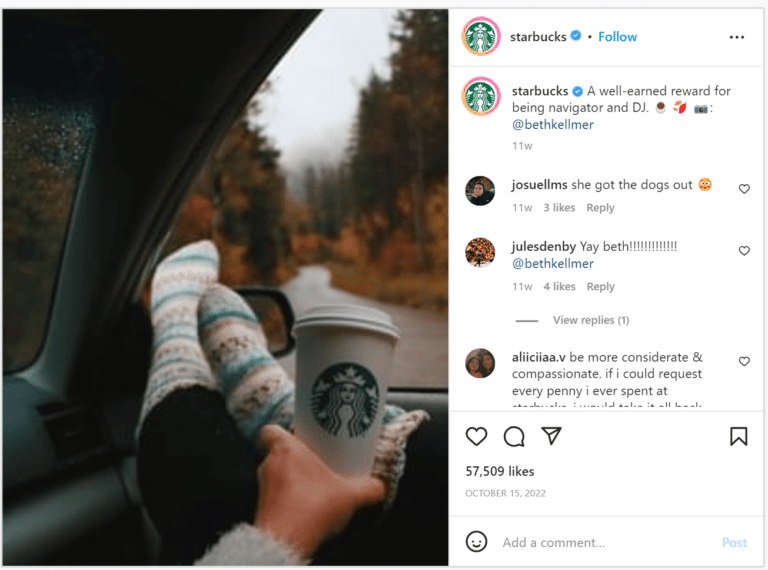 Instagram Sturbucks