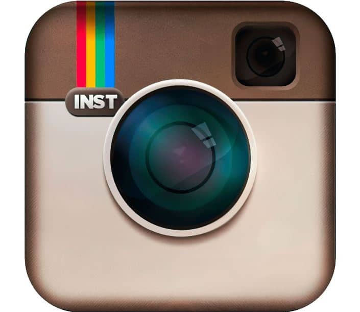 vecchia icona di instagram simile a una polaroid