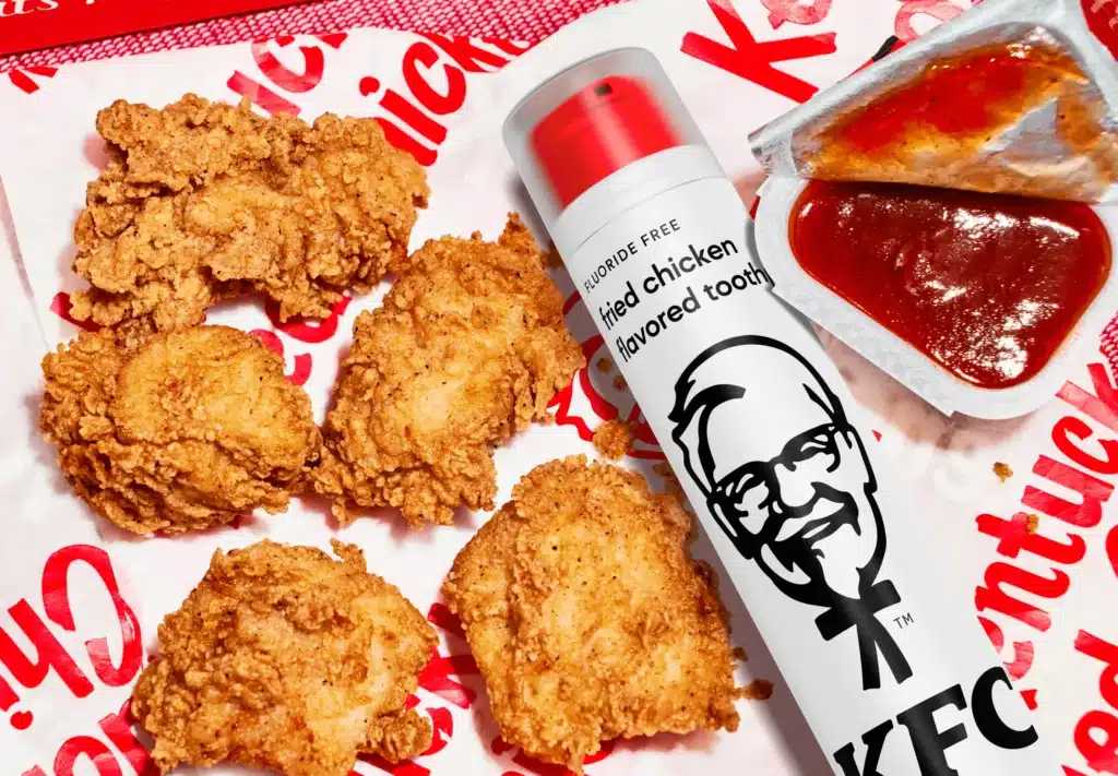 Dentrificio KFC al pollo fritto