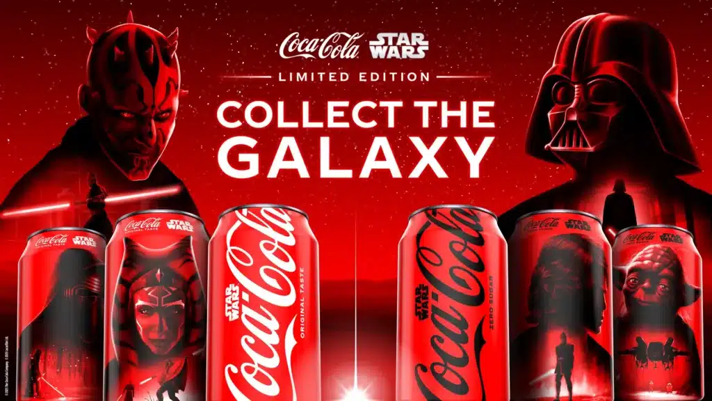 star wars Coca-cola collect the galaxy