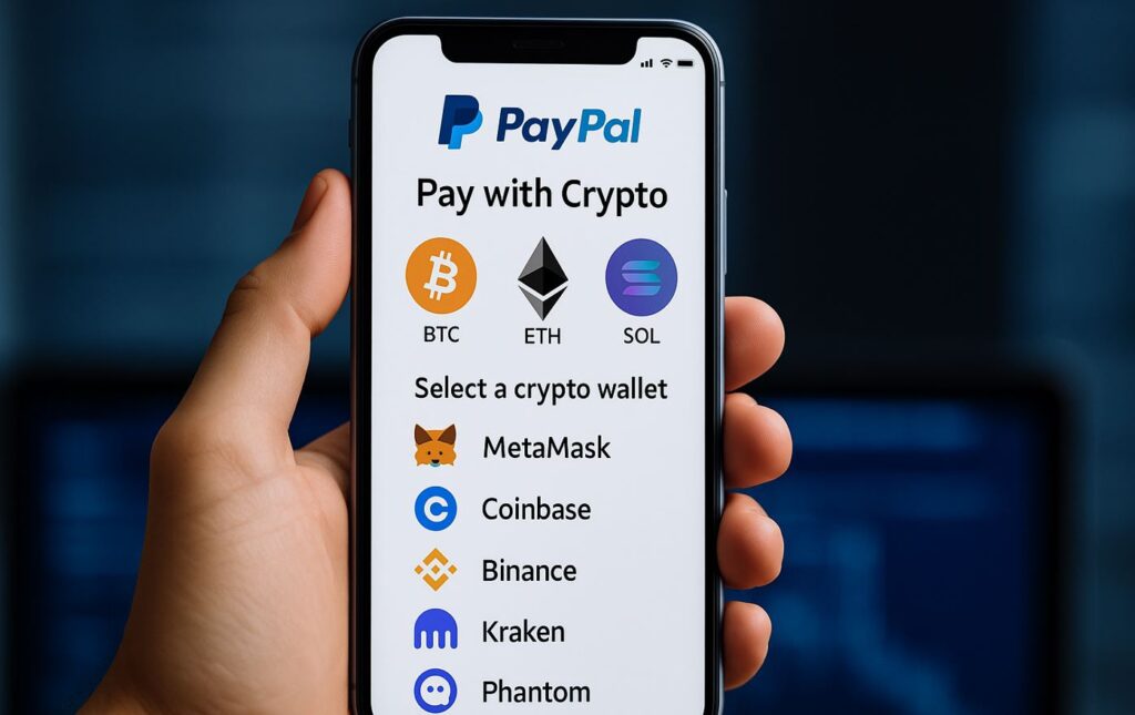 PayPal Pay with Crypto