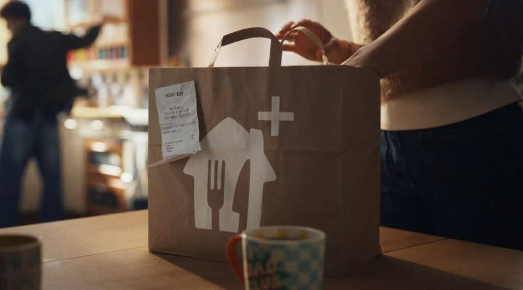 campagna justeat spesa e musica