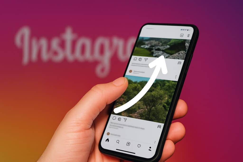 scroll automatico su Instagram
