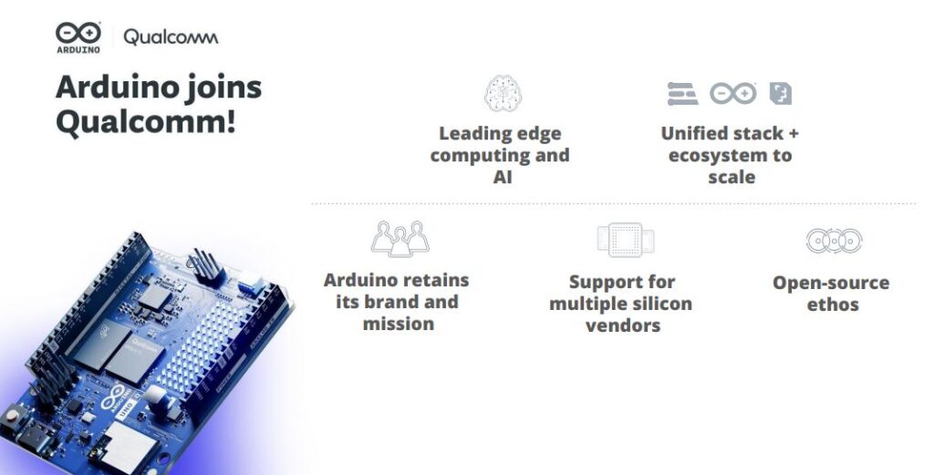 qualcomm acquisisce arduino