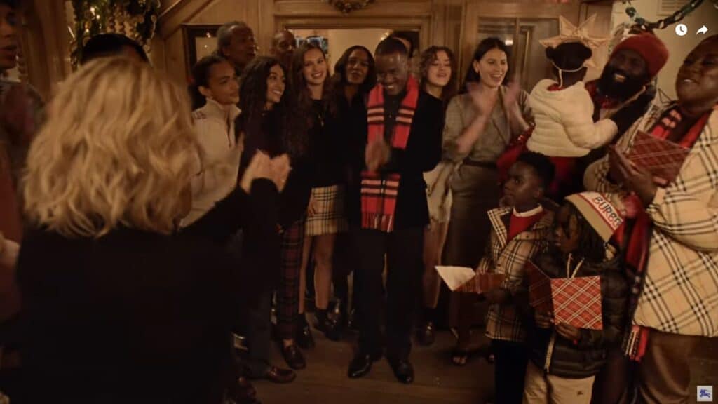spot di Natale Burberry 2025