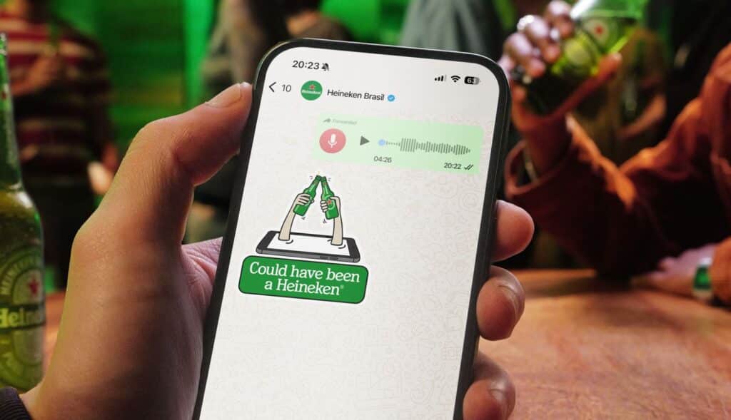 Heineken WhatsApp per ridurre i messaggi vocali