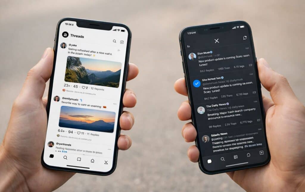 Threads supera X nell’uso mobile globale