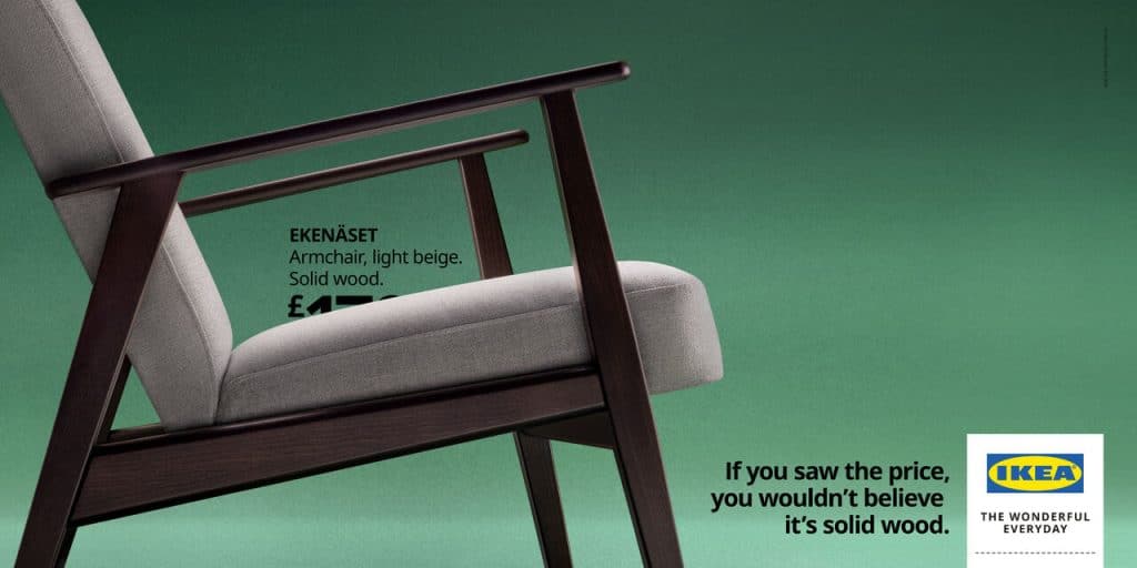 campagna Ikea senza prezzo