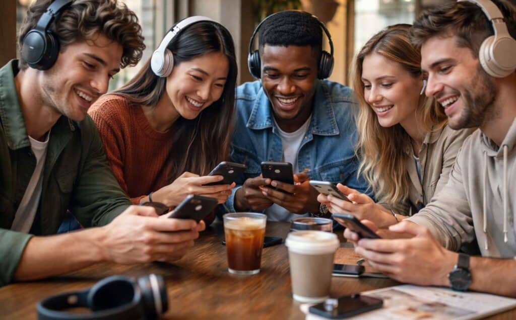 chat di gruppo su Spotify