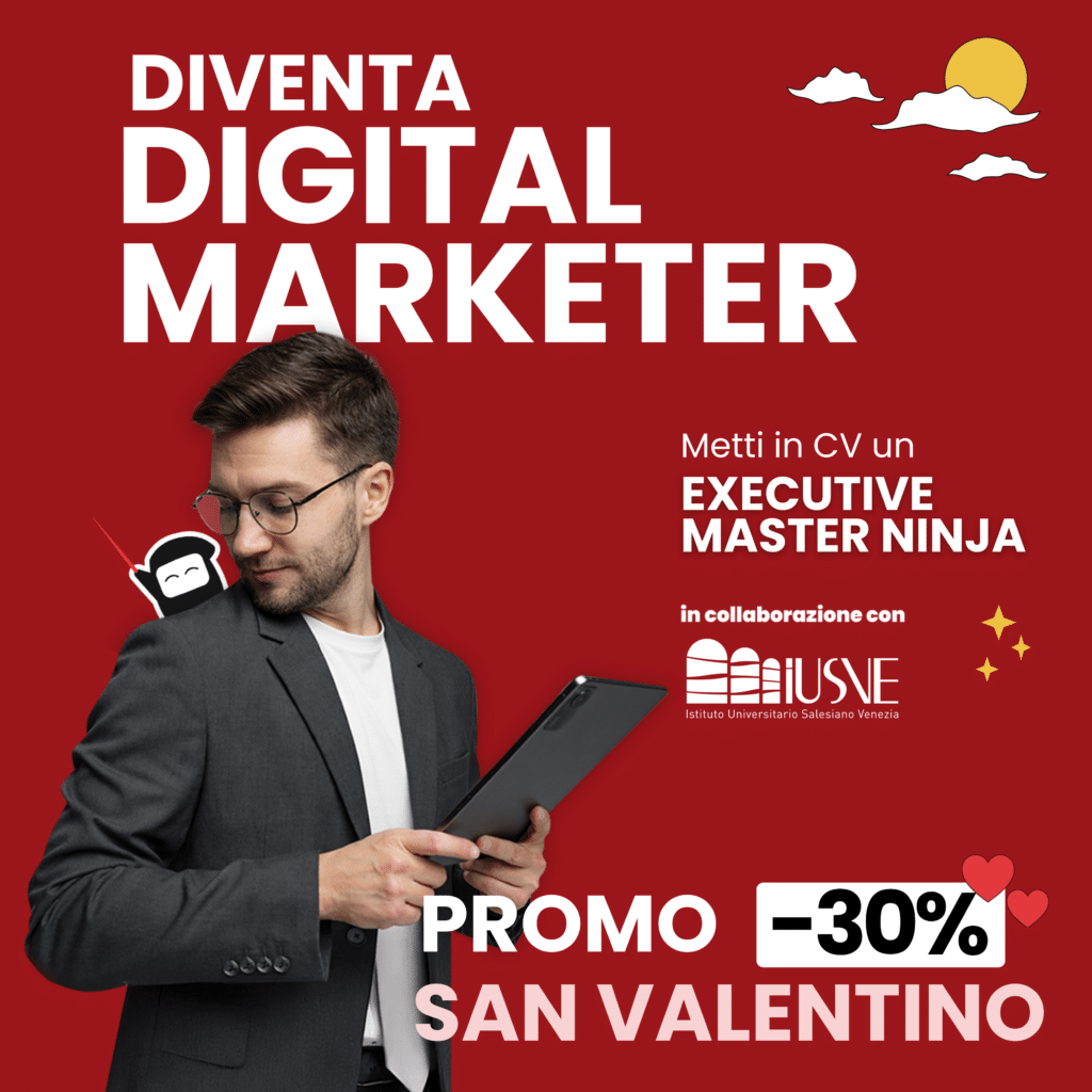 Executive master AI Marketing digitale promozione