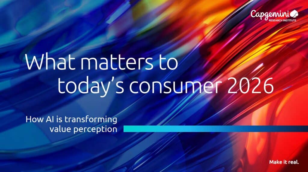 Consumer Trends report 2026 di Capgemini