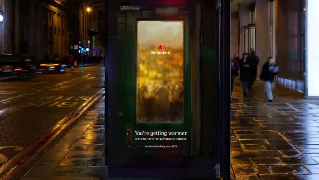 DOOH Heineken You’re Getting Warm