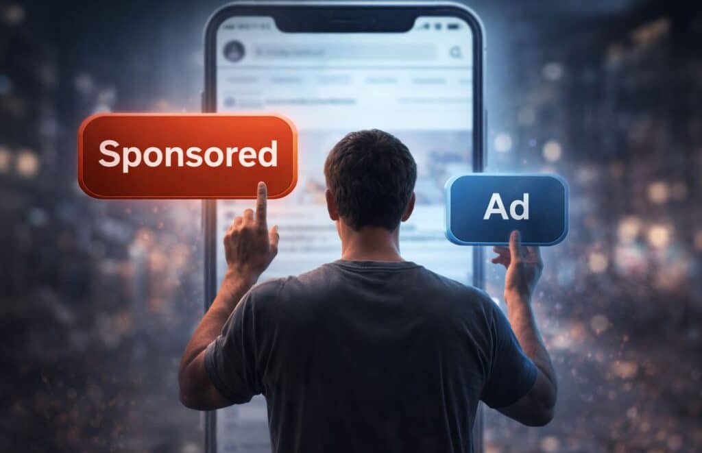 Meta cambia le etichette pubblicitarie e sostituisce Sponsored con Ad
