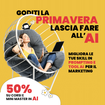 corsi AI per il marketing digital marketing social media adv