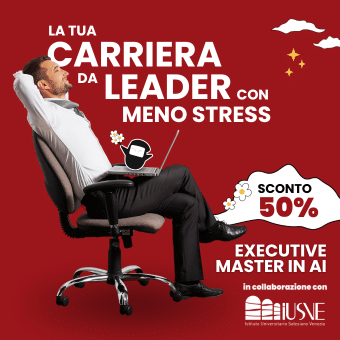 executive master AI digital marketing promozione attestato