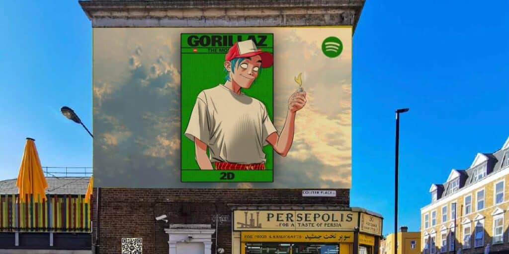 Spotify e Gorillaz campagna immersiva