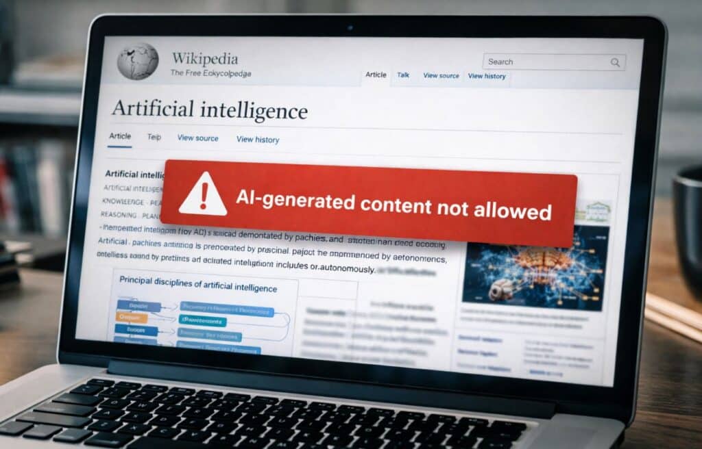Wikipedia vieta i testi generati dall’intelligenza artificiale