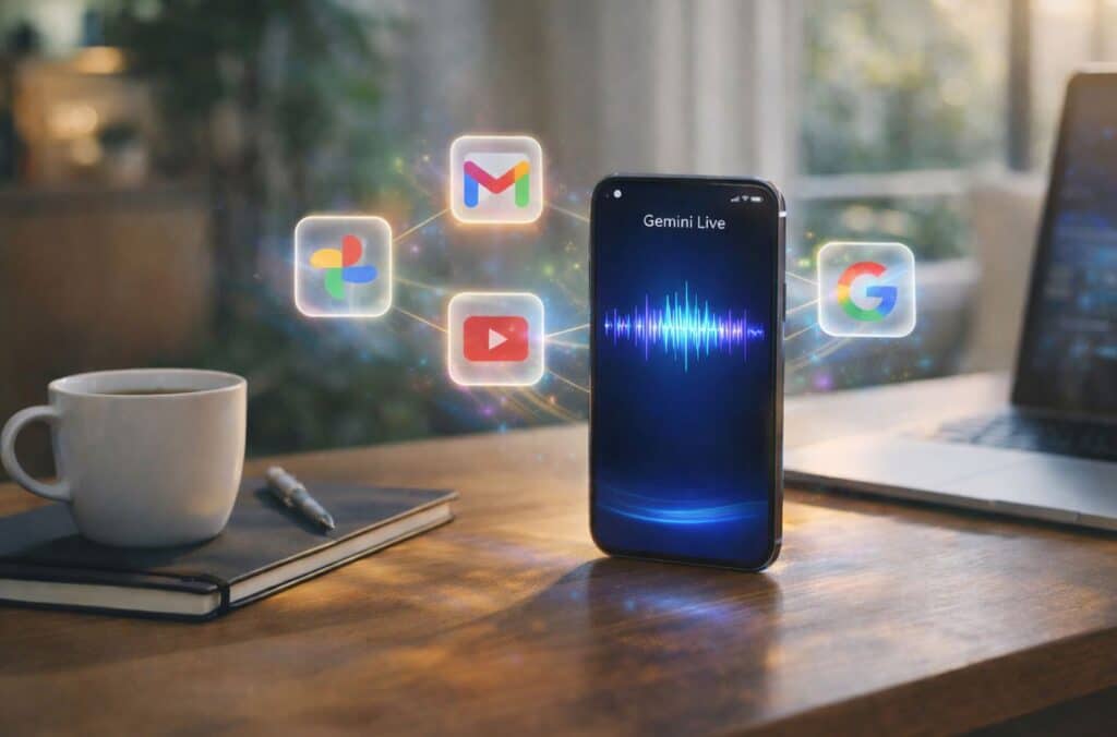 gemini live con personal assistant