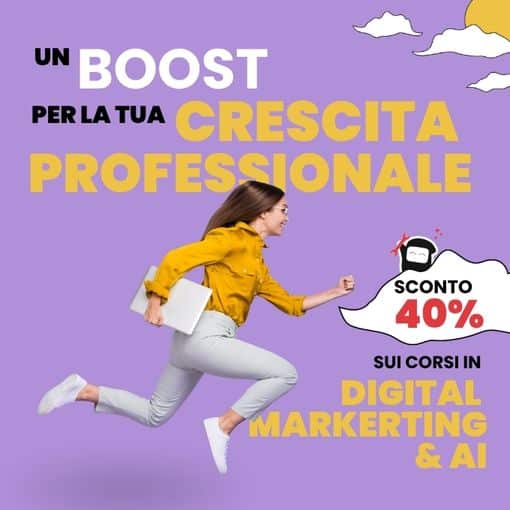 corsi master formazione marketing e AI