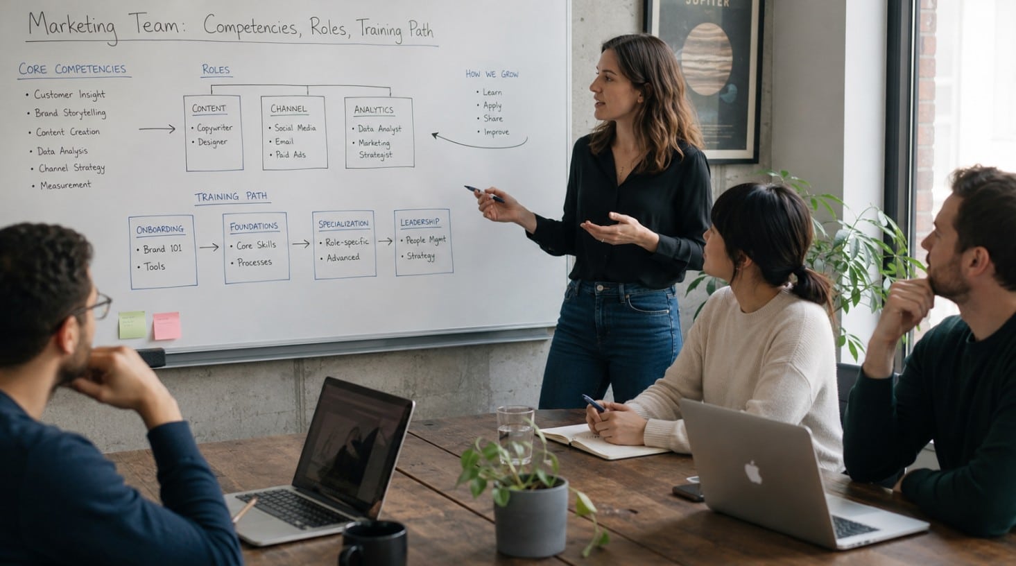 Come progettare la formazione per un reparto marketing