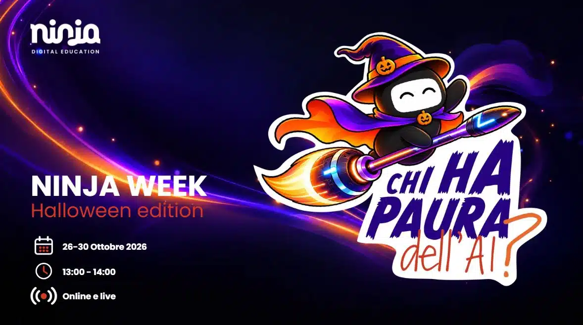 Chi ha paura dell’AI? Partecipa gratis alla Ninja Week Halloween Edition